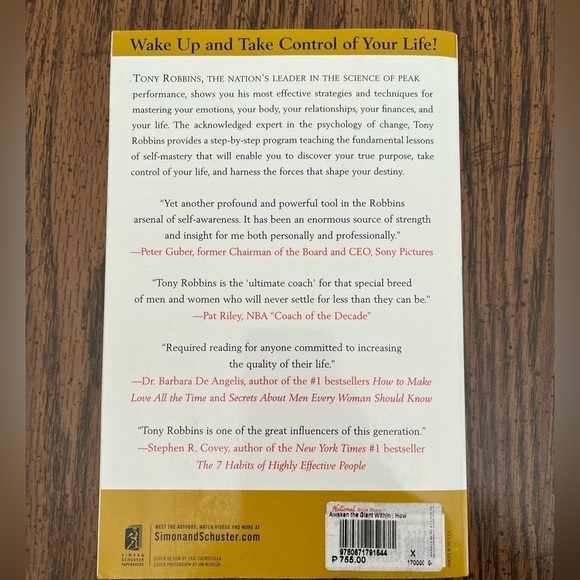 Awaken the giant by Tony Robbins - Picture 2 of 2